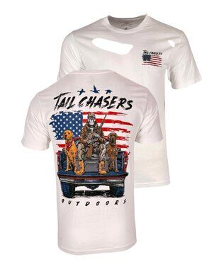 Tail Chasers Club Men’s T-shirt Skeleton Hunt